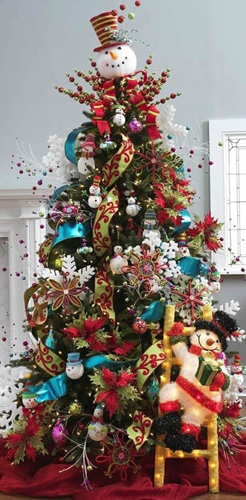 Inspiração: árvores de Natal!  Arvore de natal dourada, Decoração de arvore  de natal, Fotos de árvores de natal